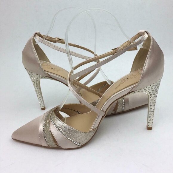 Badgley Mischka Diamond Pointed Toe pump 7.5 - Picture 5 of 9